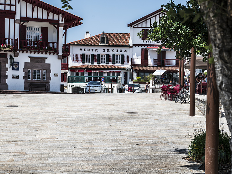 Maisons et toits de Bidart