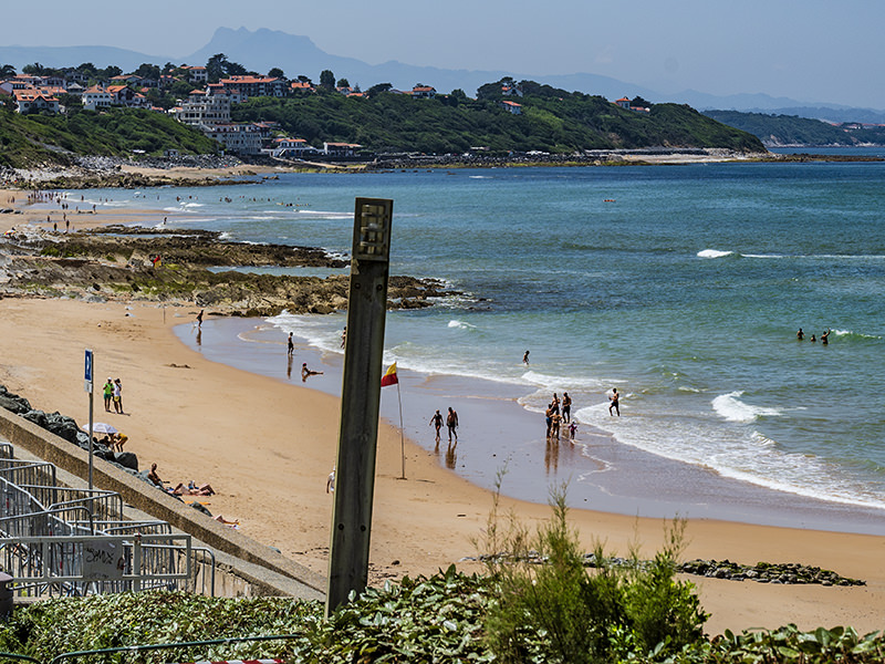 Plage de l'Atlantique à Bidart