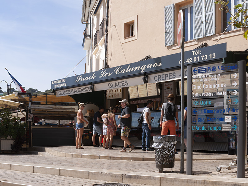 Ambiance du port à Cassis