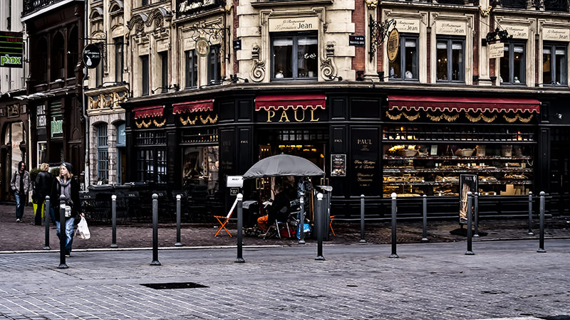 Rue commerçante Lille