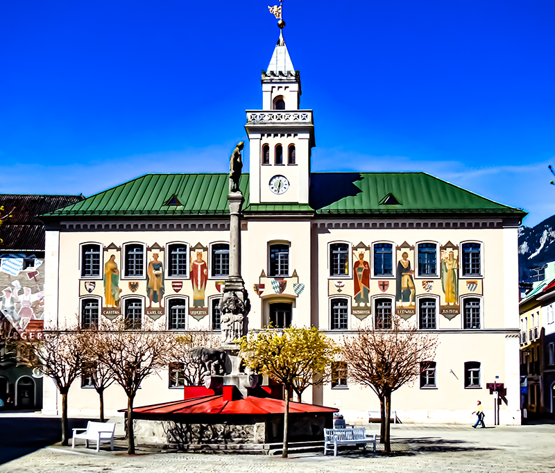 L'hôtel de ville historique de Bad Reichenhall