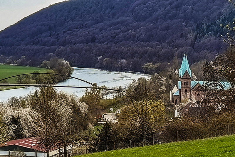 Paysage du Main à Neustadt