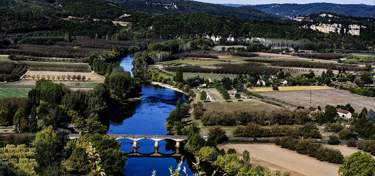 Tal, Fluss, Brücke, Dordogne | © Bert Schwarz 2022
