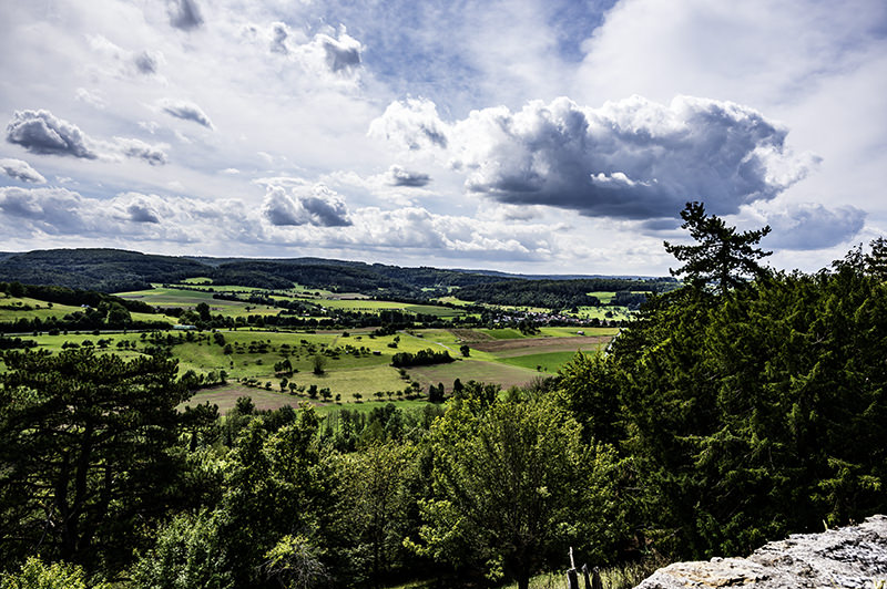 Vue depuis le château de Brandenstein