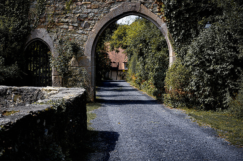 Entrée du château de Brandenstein