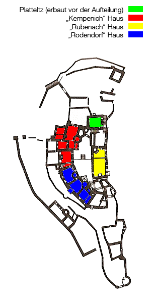Plan du château d'Eltz