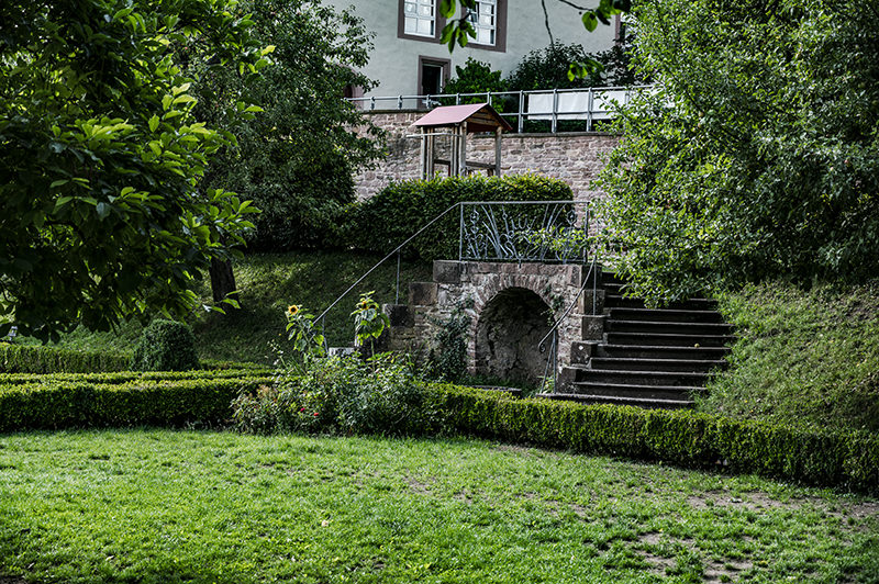 Jardin du château de Rothenfels