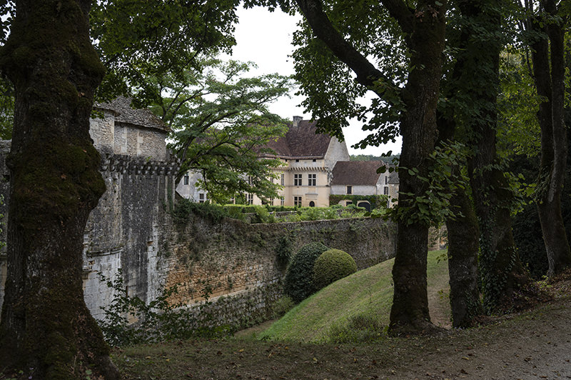Vue sur les douves