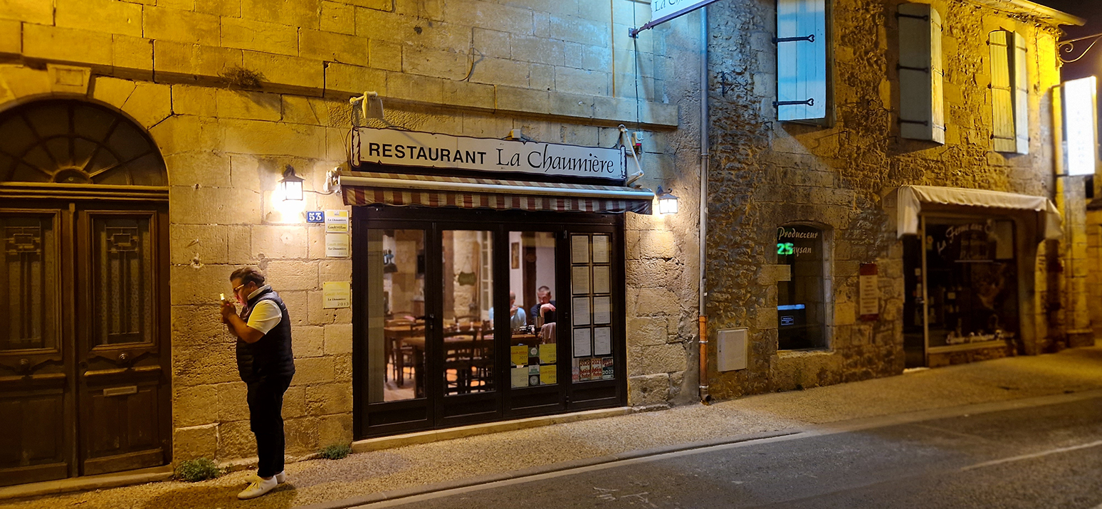 Entrée du Restaurant La Chaumière | © Bert Schwarz 2022