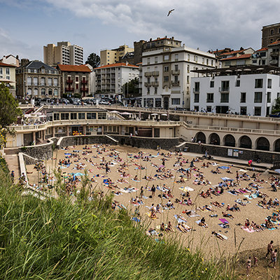 Strand, Häuser, Plage du Port Vieux | © Bert Schwarz 2025