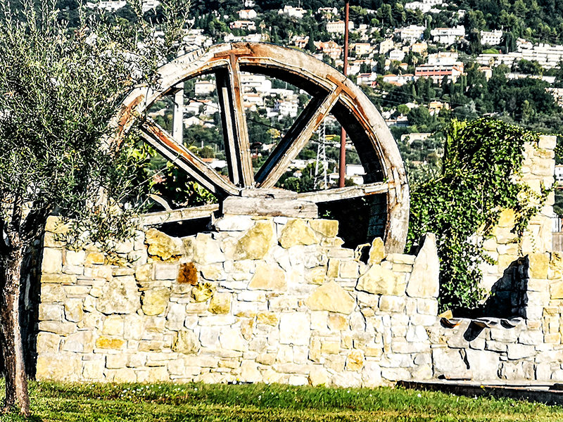 Roue à eau historique Grasse | © Bert Schwarz 2019