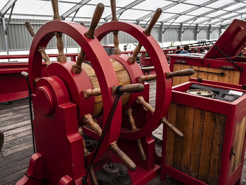 Gouvernail de L'Hermione | © Bert Schwarz 2023