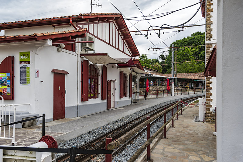 Gare, rails, La Rhune, Col de Saint-Ignace | © Bert Schwarz 2023