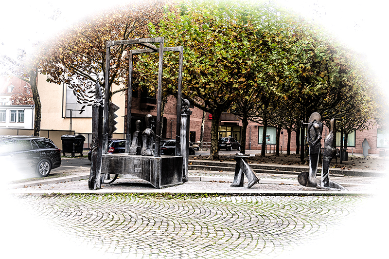 Platanen auf dem Platz der ehemaligen Synagoge | © Bert Schwarz 2025