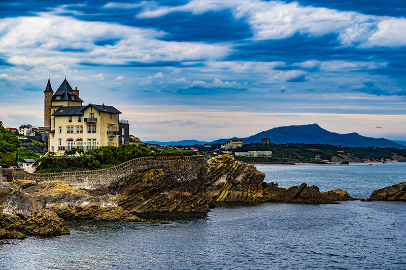 Villa Belza Biarritz au bord de la mer