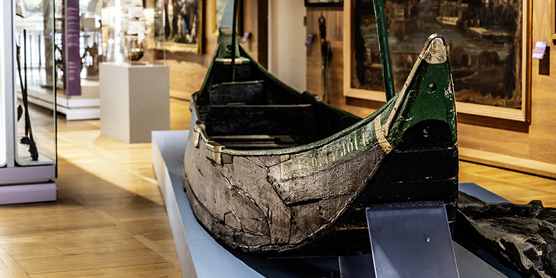 Bateau de pêche au Musée Basque