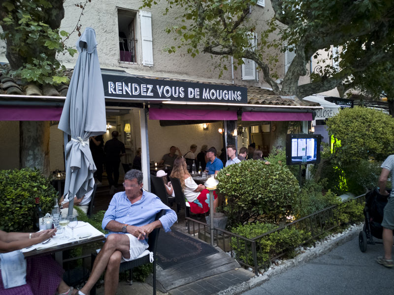 Dining in Mougins