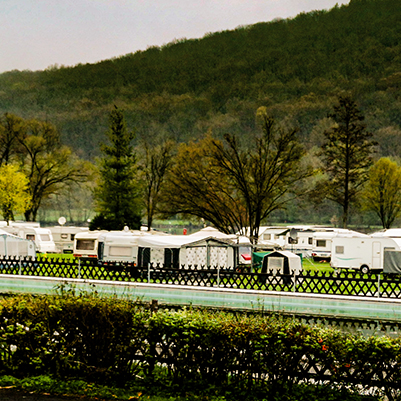 Campingplatz, Wohnwagen | © Bert Schwarz 2025